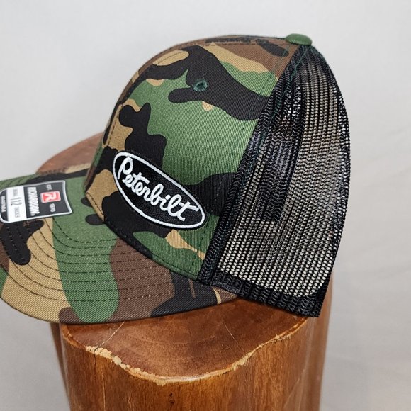 Peterbilt Richardson Original 112 Trucker Hat Camo Adjustable Hat - Picture 2 of 3